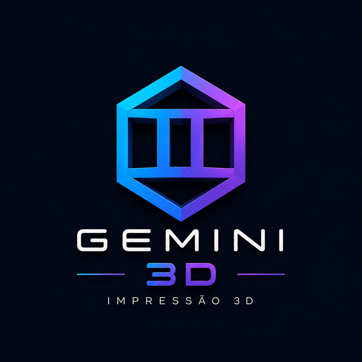 Logo Gemini 3D Impressão 3D